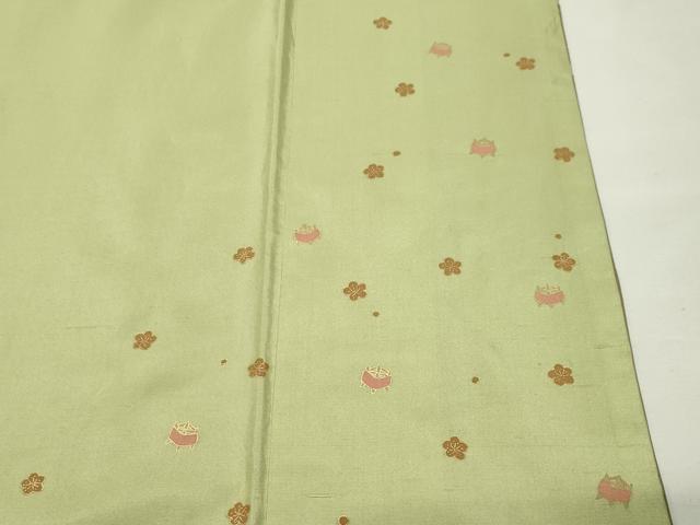 平和屋着物●創業140年　小糸染芸の四代目　小糸敏夫　訪問着　紬地　刺繍　萩文　暈し染め　正絹　逸品　CABM5140gh