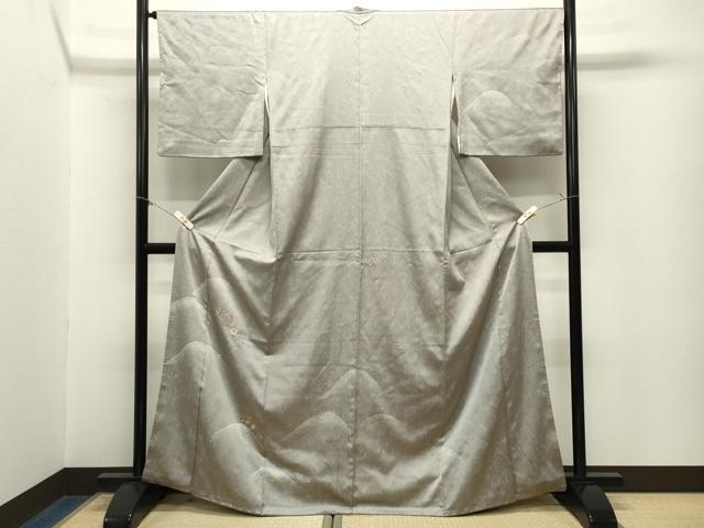 平和屋着物●訪問着　竹屋町刺繍　遠山花文　金彩　正絹　逸品　CABM5155gh