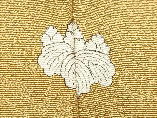 平和屋着物●上質な色無地　玉蜀黍色　正絹　逸品　CABM5156gh