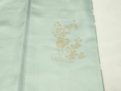 平和屋着物●訪問着　片輪車花文　暈し染め　金彩　正絹　逸品　CABM5192gh