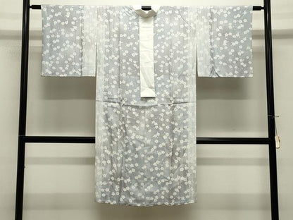 平和屋着物●長襦袢　無双仕立て　舞桜文　暈し染め　正絹　逸品　CABM5211gh