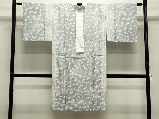 平和屋着物●長襦袢　無双仕立て　舞桜文　暈し染め　正絹　逸品　CABM5211gh
