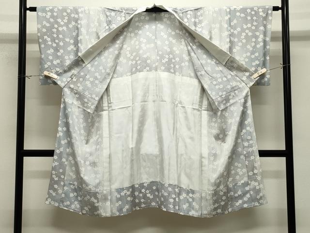 平和屋着物●長襦袢　無双仕立て　舞桜文　暈し染め　正絹　逸品　CABM5211gh