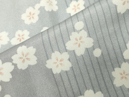 平和屋着物●長襦袢　無双仕立て　舞桜文　暈し染め　正絹　逸品　CABM5211gh