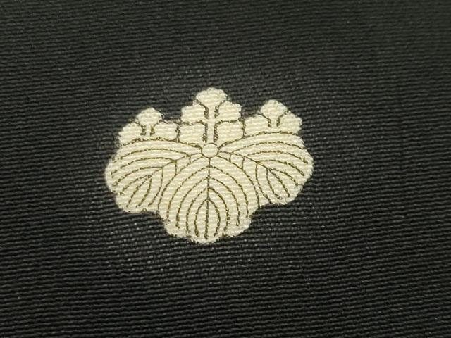 平和屋着物●女優・後藤久美子ブランド　黒留袖　刺繍　花車文　暈し染め　金彩　正絹　逸品　CABM5212gh
