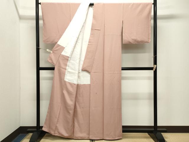 平和屋着物●上質な小紋　総刺繍　こぼれ松葉花文　正絹　逸品　未使用　CABM5224gh