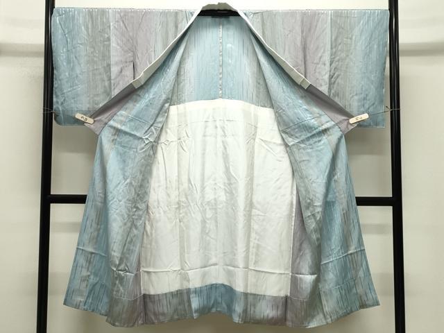 平和屋着物●長襦袢　無双仕立て　霞地紋　暈し染め　正絹　逸品　CABM5233gh