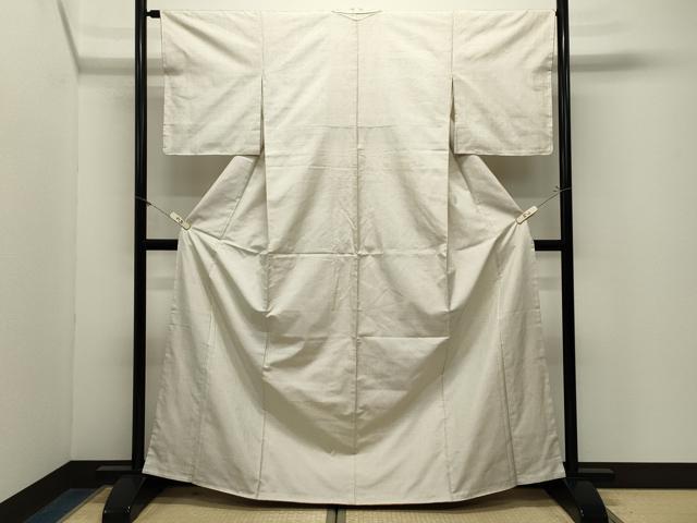平和屋着物●本場大島紬　白大島　一元絣　正絹　逸品　未使用　CABM5246gh