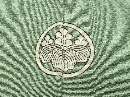 平和屋着物●上質な色無地　柳染色　正絹　逸品　CABM5251gh