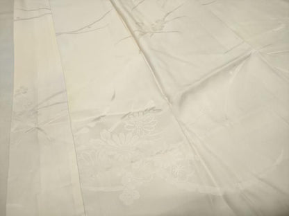平和屋着物●長襦袢　袷　雪芝花地紋　暈し染め　正絹　逸品　CABM5256gh