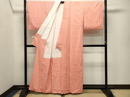 平和屋着物●無地絵羽訪問着　乱菊地紋　ときがら茶色　正絹　逸品　CABM5260gh