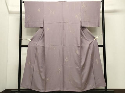 平和屋着物●上質な小紋　葡萄蔦の葉文　金彩　正絹　逸品　CABM5262gh