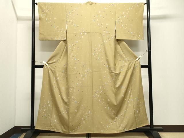 平和屋着物●上質な小紋　玩具文　正絹　逸品　CABM5306gh