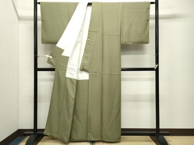 平和屋着物●江戸小紋　舞花文　正絹　逸品　未使用　CABM5322gh