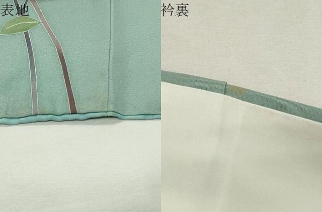 平和屋着物●本加賀友禅作家　南克治　訪問着　枝花文　正絹　逸品　CABM5330gh