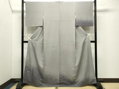 平和屋着物●訪問着　立波文　暈し染め　正絹　逸品　未使用　CABM5345gh