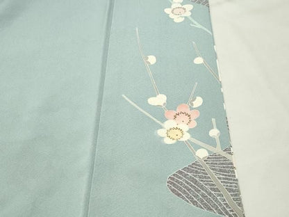 平和屋着物●京友禅作家　山科春宣　色留袖　鴛鴦花文　金彩　正絹　逸品　CABM5348gh