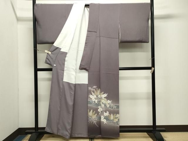 平和屋着物●豪華色留袖　作家物　伊と幸　松竹梅文　暈し染め　金彩　鬼しぼ縮緬　健勝苑扱い　反端付き　正絹　逸品　CABM5369gh
