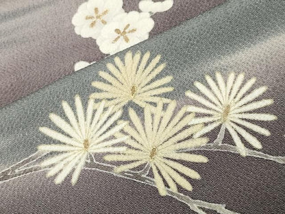 平和屋着物●豪華色留袖　作家物　伊と幸　松竹梅文　暈し染め　金彩　鬼しぼ縮緬　健勝苑扱い　反端付き　正絹　逸品　CABM5369gh