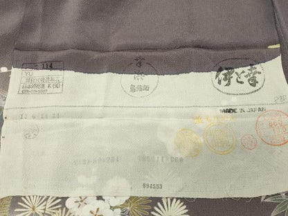 平和屋着物●豪華色留袖　作家物　伊と幸　松竹梅文　暈し染め　金彩　鬼しぼ縮緬　健勝苑扱い　反端付き　正絹　逸品　CABM5369gh