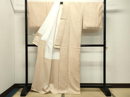 平和屋着物●上質な小紋　辻が花　正絹　逸品　CABM5371gh