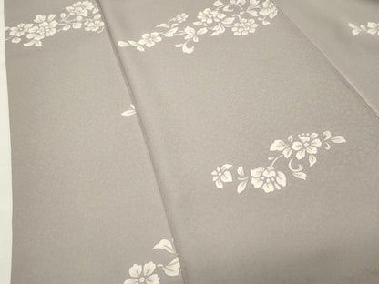 平和屋着物●上質な小紋　更紗花唐草文　正絹　逸品　CABM5378gh