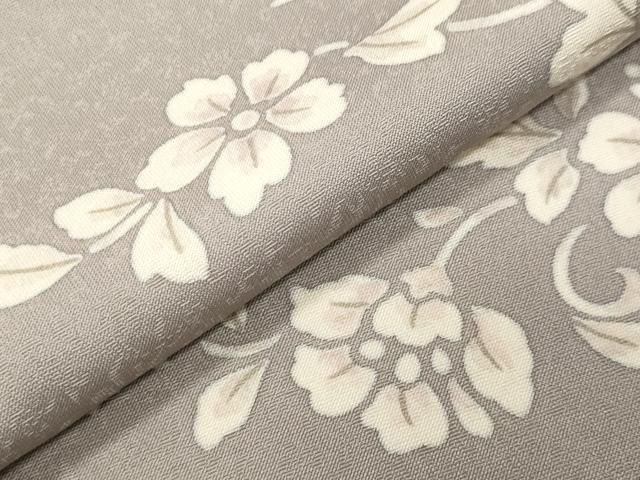 平和屋着物●上質な小紋　更紗花唐草文　正絹　逸品　CABM5378gh