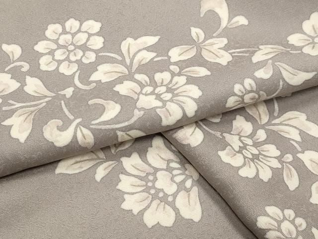平和屋着物●上質な小紋　更紗花唐草文　正絹　逸品　CABM5378gh