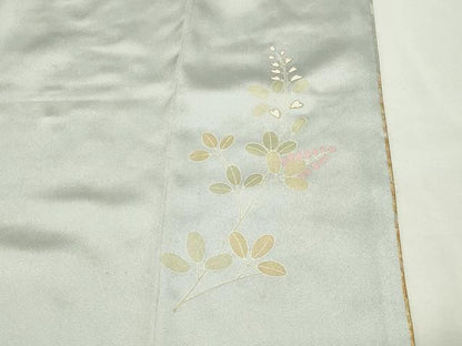 平和屋着物●訪問着　駒刺繍　雪輪重ね松梅花文　金銀彩　正絹　逸品　CABM5382gh