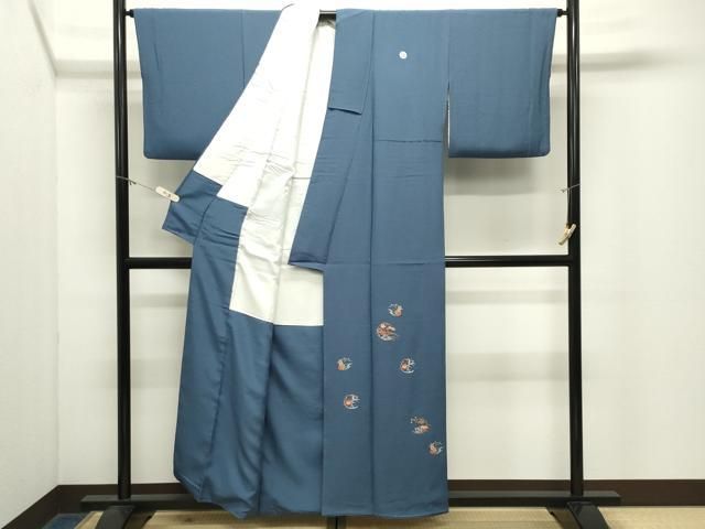 平和屋着物●豪華色留袖　刺繍　花丸文　金糸　正絹　逸品　CABM5391gh