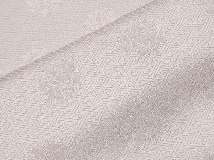 平和屋着物●上質な色無地　花丸地紋　枯野色　正絹　逸品　未使用　CABM5394gh