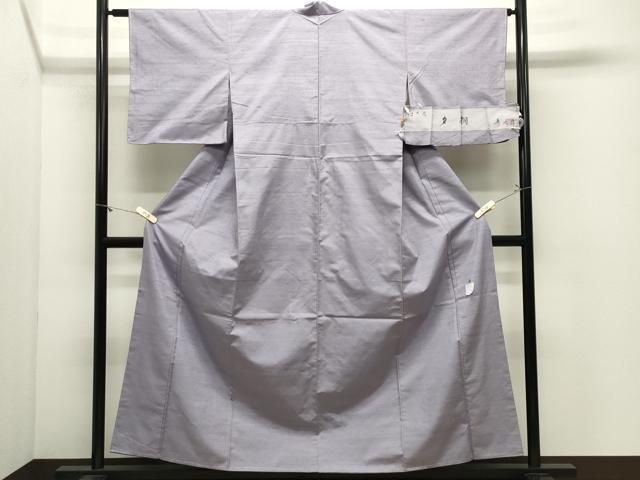 平和屋着物●紅花紬　米沢　新田秀次　薄色　反端付き　正絹　逸品　未使用　CABM5398gh