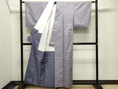 平和屋着物●紅花紬　米沢　新田秀次　薄色　反端付き　正絹　逸品　未使用　CABM5398gh