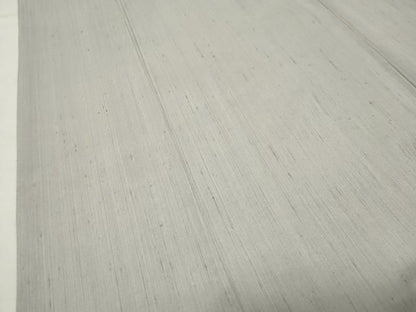 平和屋着物●上質な紬　色無地　灰黄緑色　正絹　逸品　未使用　CABM5403gh