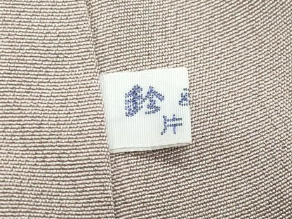平和屋着物●訪問着　駒刺繍　更紗花唐草文　金彩　鈴乃屋扱い　反端付き　正絹　逸品　CABM5404gh