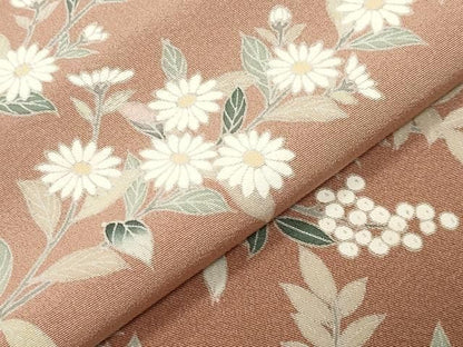 平和屋着物●訪問着　友禅　作家物　草花文　暈し染め　三越扱い　正絹　逸品　未使用　CABM5408gh