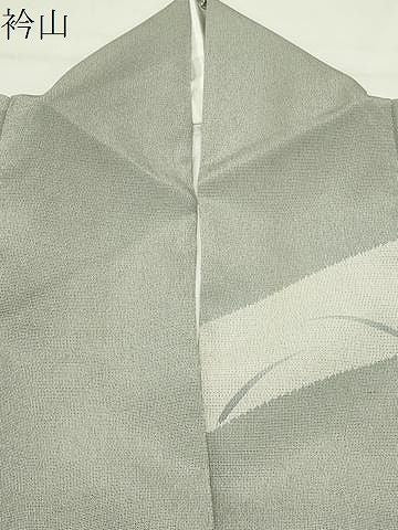 平和屋着物●藤倉守正　本塩沢　訪問着　やまだ織　草花文　正絹　逸品　CABM5430gh