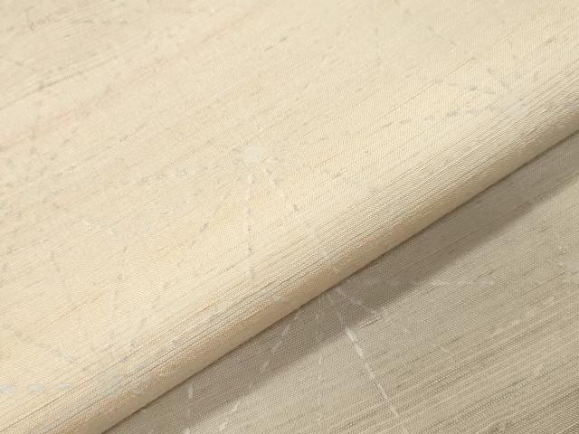 平和屋着物●紅花紬　米沢　麻の葉文様　正絹　逸品　CABM5432gh