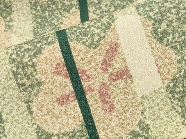 平和屋着物●世界的ファッションデザイナー　山本寛斎　kansaiブランド　小紋　舞梅間道　洗える着物　CABM5444gh