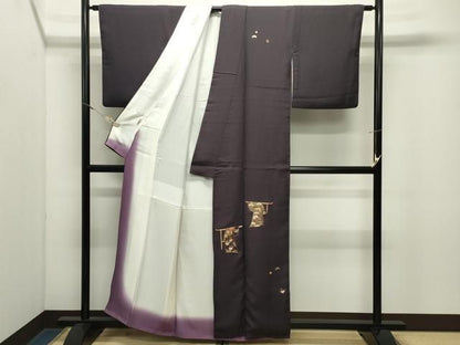 平和屋着物●訪問着　総刺繍　駒刺繍　几帳花文　正絹　逸品　CABM5488gh