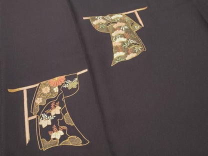平和屋着物●訪問着　総刺繍　駒刺繍　几帳花文　正絹　逸品　CABM5488gh
