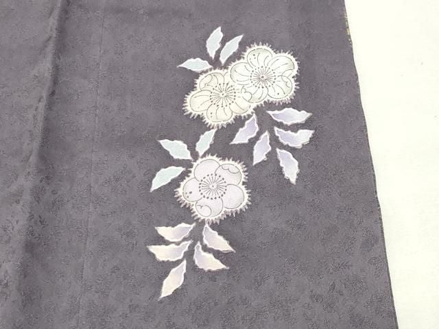 平和屋着物●越後十日町の一流染匠桐屋・翠山工房徳永憲峯訪問着辻が花絞り暈し染め金彩銀通し地ロング丈　正絹　逸品　CABM5491gh