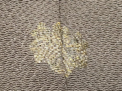 平和屋着物●訪問着　総刺繍　吹き寄せ文　金糸　鬼しぼ縮緬　正絹　逸品　CABM5499gh