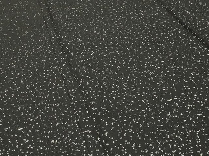 平和屋着物●訪問着　霰文　黒地　正絹　逸品　CABM5514gh