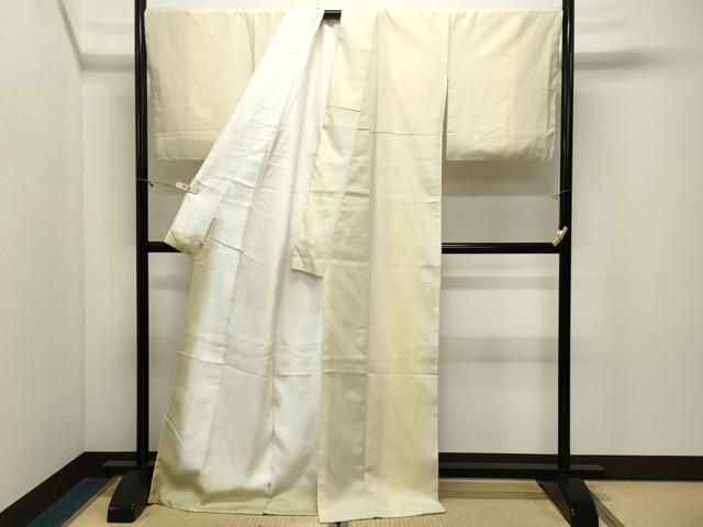 平和屋着物●結城紬　間道　さが美扱い　証紙付き　ロング丈　正絹　逸品　未使用　CABM5530gh