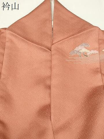 平和屋着物●訪問着　駒刺繍　風景宝尽くし松竹梅文　暈し染め　金銀彩　正絹　逸品　CABM5537gh