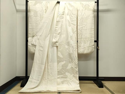 平和屋本店●掛下　打掛　和装　婚礼　花嫁　結婚式　神社挙式　飛鶴地紋　逸品　CABM5548gh