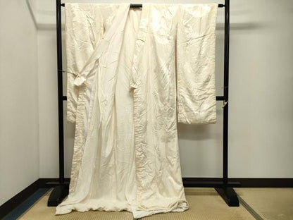 平和屋本店●掛下　打掛　和装　婚礼　花嫁　結婚式　神社挙式　雲取り飛鶴地紋　十二単風　逸品　CABM5550gh