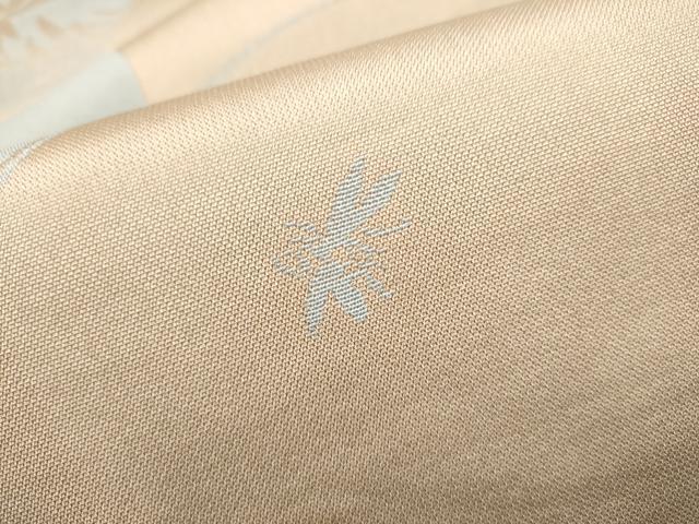 平和屋着物●世界的人形師　辻村寿三郎　ジュサブロー　六通柄袋帯　団扇　舞花文　正絹　逸品　未使用　CABM6045hy