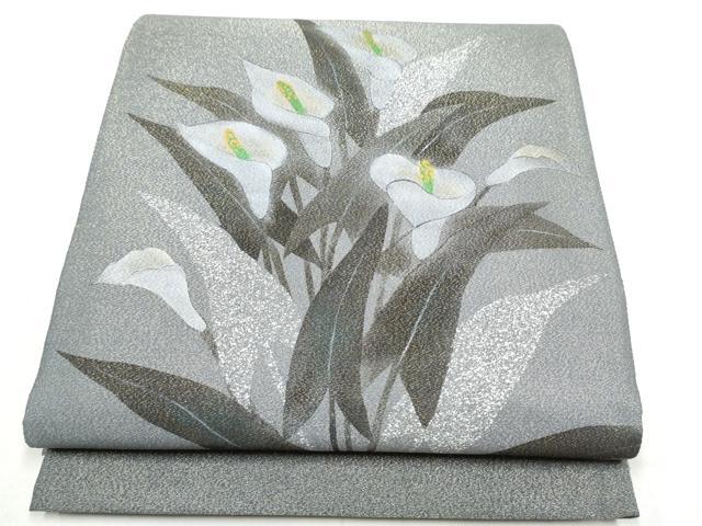 平和屋着物●太鼓柄袋帯　作家物　綴れ　カラー　金糸　正絹　逸品　CABM6087hy